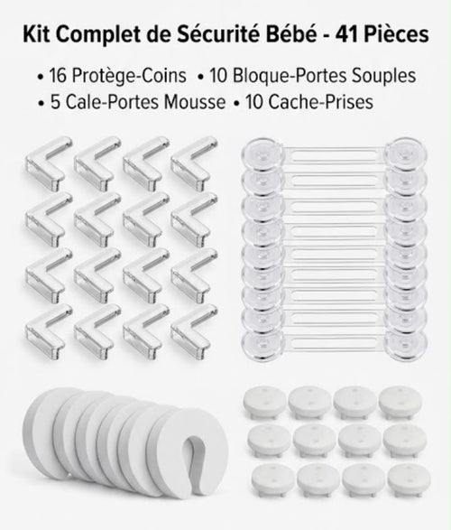 Kit complet de sécurité bébé 41 pièces